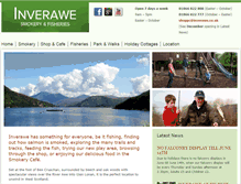 Tablet Screenshot of inverawe-fisheries.co.uk